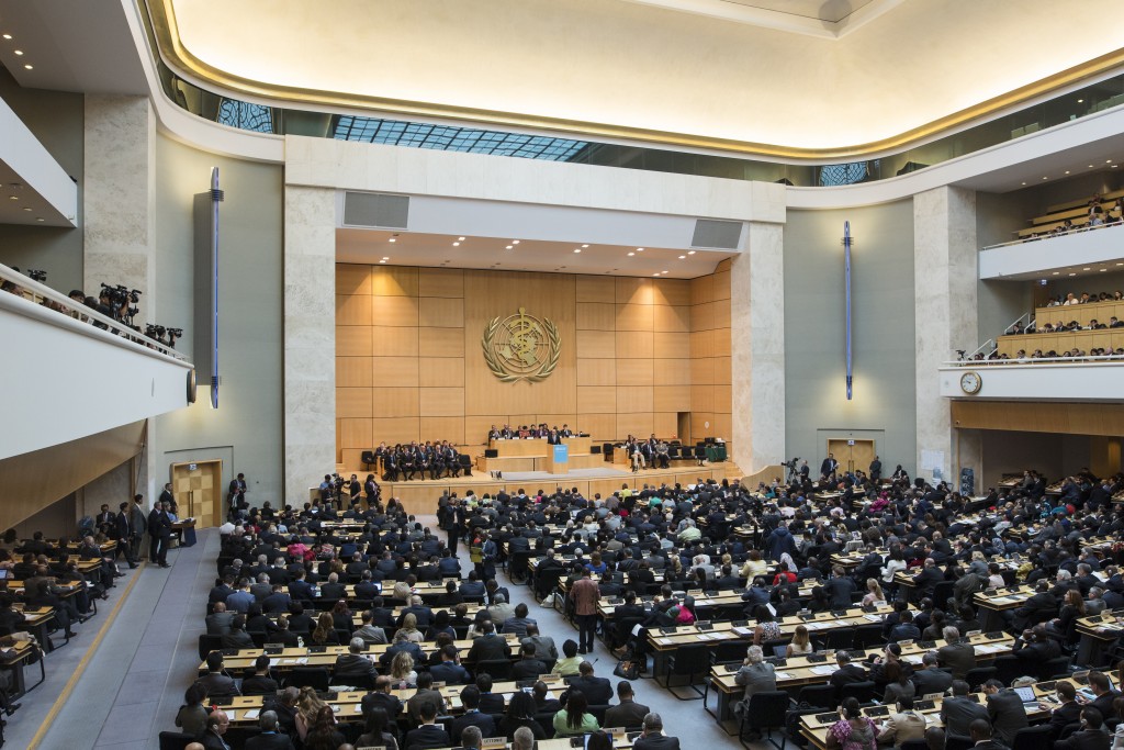 World Health Assembly 2016. Photo credit: WHO/L. Cipriani