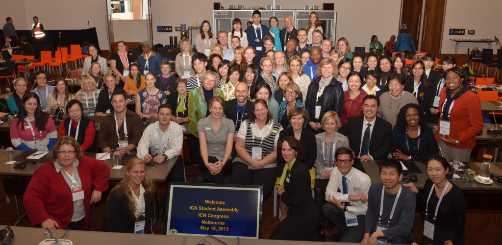 Student Assembly at 2013 ICN Congress in Australia.